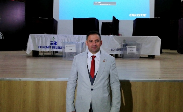 Edremit'te Terziler ve Tuhafiyeciler Odası’nda Yüksel Kaplan güven tazeledi