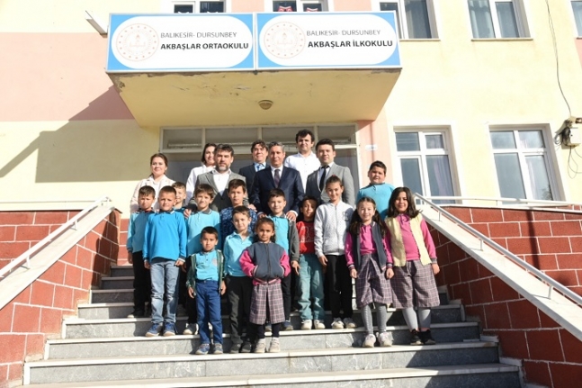 İl Milli Eğitim Müdürü Ali Tatlı, Dursunbey'de incelemelerde bulundu