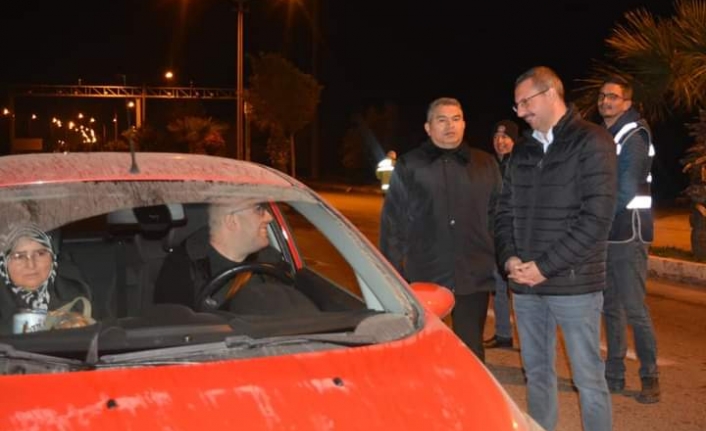 Havran'da Kaymakam yeni yıla görev başındaki personel ile girdi