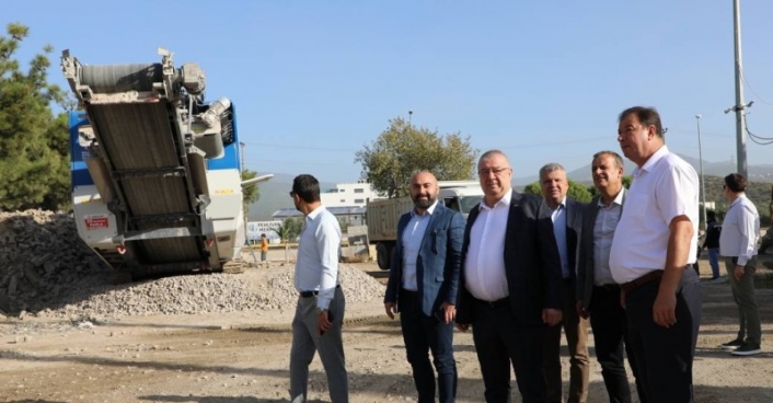  Edremit Belediyesi atık taşları ekonomiye kazandırarak 3 milyon tasarruf sağlandı