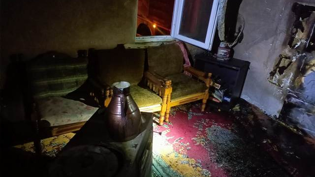 Manyas’ta baca yangını maddi hasara neden oldu