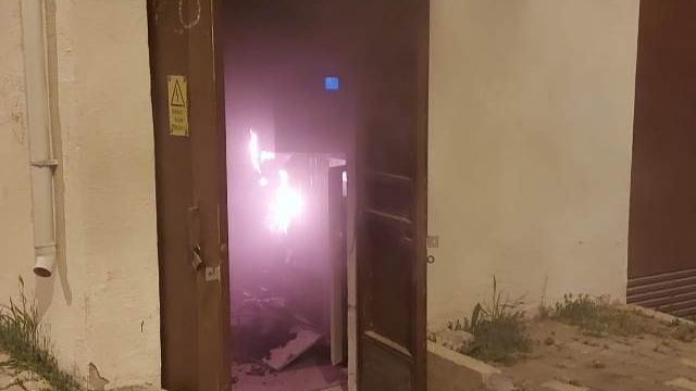 Karesi’de trafo yangını