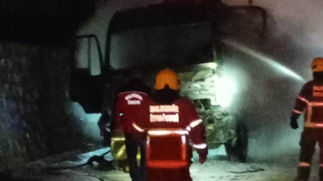 Bandırma’da tır yangını