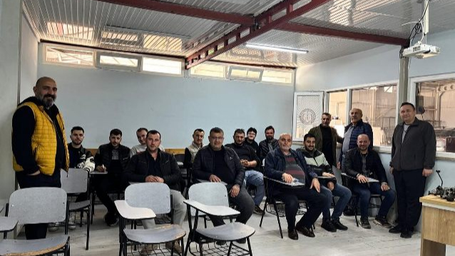Edremit’te 'Egzoz Emisyon Ölçüm Elemanı Kursu' başarıyla tamamlandı