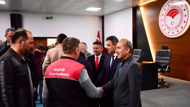Balıkesir İl Tarım ve Orman Müdürlüğü'nde gecikmeli bayramlaşma