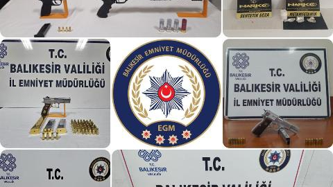 Balıkesir Polis &amp; Jandarma 24 saat 15.04.2025