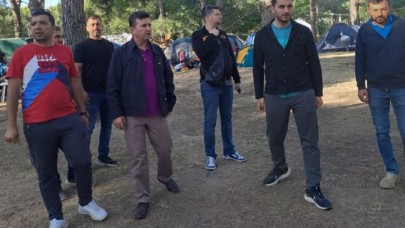 Edremit'te Sarıkız Anaokulu öğrencilerinin kamp sevinci!