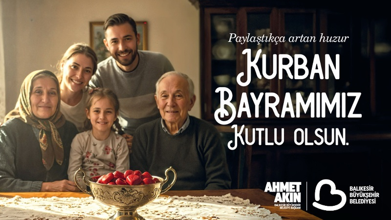 Başkan Akın: "Bayramda sevdiklerimize giden yollar huzur dolu olsun"