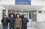 Çalınan koyunlarını bulan jandarmaya teşekkür ziyareti
