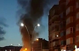 Edremit'te otomobil cayır cayır yandı
