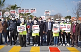 Ayvalık’ta yaya şeritlerine kırmızıçizgi