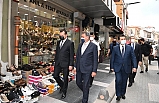 Başkan Yılmaz ile Vali Şıldak’tan esnaf ziyareti