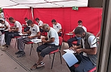 Belge Akademi tırı boya ustaları için Ayvalık’ta