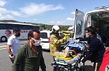 Havran'da korkunç kaza ucuz atlatıldı