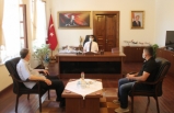 Esnaf Odası Başkanlarından Kaymakam Ünsal'a Ziyaret