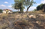 Arazi yangını büyümeden söndürüldü