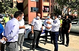 Kaymakam Ünsal, TOKİ kavşağında incelemelerde bulundu.