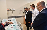 Vali kazazedeleri ziyaret etti