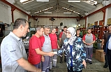 Uygur, sanayi esnafı ile bir araya geldi