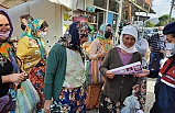 Çarşı, pazarda  “Kadın Acil Destek" uygulaması anlatıldı