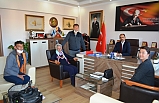 Cumhuriyet Başsavcısı Necati Kayaközü’nü makamında ziyaret ettiler