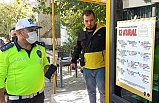 Taksi şoförüne '12 Kural' afişleri asıldı  