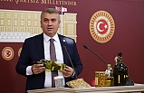 Canbey, Meclis'te zeytinyağını anlattı