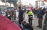 Dursunbey’de traktör motosiklet çarpıştı: 1 yaralı