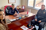 Edremit polisinden Kızılay ziyareti