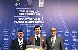 Burhaniye Mesleki Eğitim Merkezine teşekkür belgesi