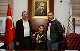 Spormoto'da dereceye girdi
