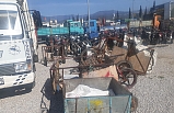 Edremit’te açıktan hırsızlıkta kullanılan at arabaları da toplandı  