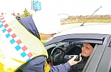Jandarmadan alkol kontrolü