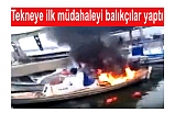 Son Dakika: Ayvalık'ta benzin dökerek teknesini ateşe verdi