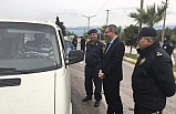 Kaymakam Özderin, trafik denetimine katıldı, sürücüleri uyardı