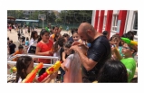 Okulun finalini su savaşıyla yaptılar
