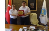 İlçe Milli Eğitim Müdüründen Belediye Başkanına Teşekkür Ziyareti