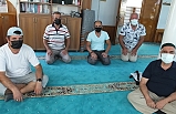 Burhaniye'de camilerde maske dönemi