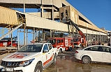 Gübre fabrikasında korkutan yangın