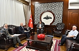 Vali Hasan Şıldak'ı ziyaret ettiler