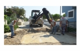 Burhaniye de doğalgaz çalışmalarında bozulan yollara onarım