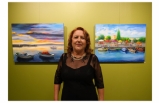 Ressam Mualla Demir'den  “Ayvalık Peyzajları” Resim Sergisi