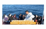 Ayvalık’ta 43 göçmen kurtarıldı