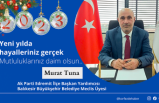 Murat Tuna, 2023'te huzurlu bir yıl diledi