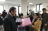 Kaymakam Memiş depremzedeleri ziyaret etti