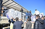 Yardım TIR’ları Bölgeye Ulaşıyor