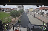 Büyükşehir sıcak asfalt çalışmalarını sürdürüyor