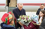 Cumhurbaşkanı Erdoğan Bandırma'da çiçeklerle karşılandı