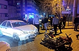 Otomobil ile motosiklet çarpıştı: 2 yaralı  