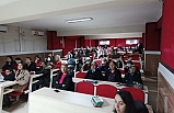 Burhaniye'de kadınlar meme kanseri konusunda bilgilendirildi.